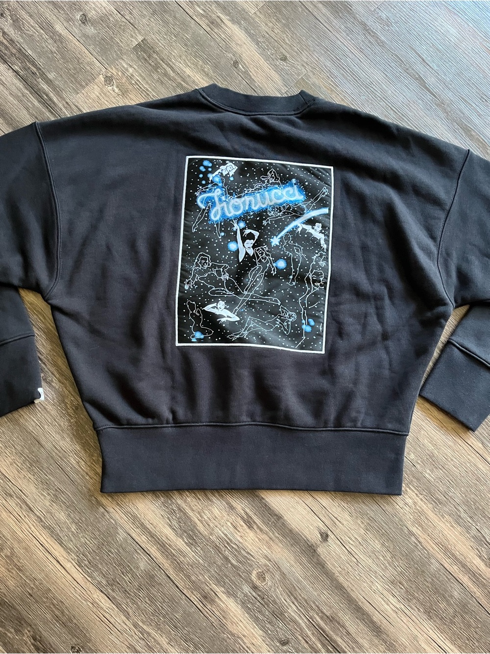 Adidas x Fiorucci Black Crewneck Sweatshirt